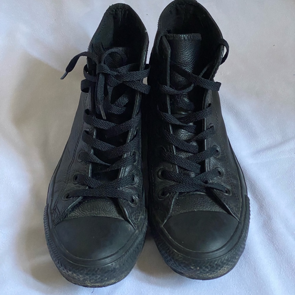 Leather Hightop Converse